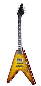 Gibson Custom Shop Flying V Standard Washed Cherry inkl. Koffer