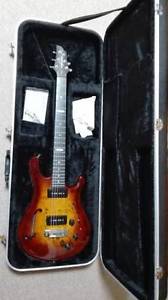 Flaxwood Guitars Liekki Made in Finland Sunburst Rare E-Guitar Free Shipping