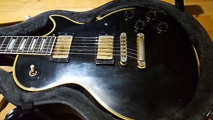 Gibson Les Paul Custom 1980 Black & Gold + GRATIS Gibson Hard Case