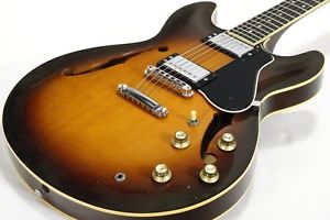 YAMAHA Super Axe SA-1800 Brown Sunburst Hollow type electric guitar, MIJ, y1076