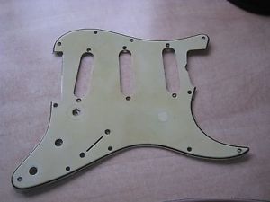 Fender Stratocaster original 1963 nitrate scratch plate with 1963 under-shield