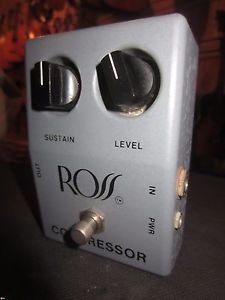 Vintage Original 1970's Ross Compressor Grey Box Phish Pink Floyd Sounds Amazing
