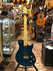 GREG BENNETT FB1 Mod See-through Blue Used Guitar Free Shipping #g1734