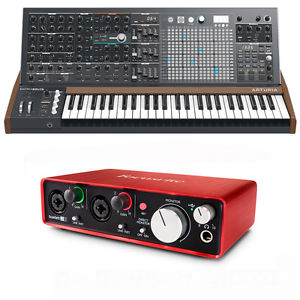Arturia MatrixBrute Synth, Focusrite Scarlett 2i2 MKII Recording Interface