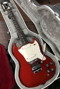 Gibson SG Melody Maker D 1967 Vintage Red with Hard Case E-Guitar Free Shipping