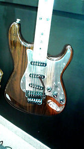 Custom Handmade Solid Rosewood Strat with Rosewood Neck and Fretboard
