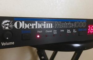 OBERHEIM MATRIX 1000 ANALOG SYNTHESIZER RACK MODULE RARE VINTAGE