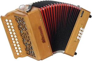 Sherwood SHIRE III Beispiel/C Melodeon,Cagoni Schilf. 2-reihig,3 Stimme. Bei