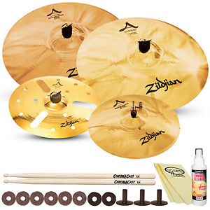Zildjian A Custom Pro Cymbal Pack with ChromaCast Accessories