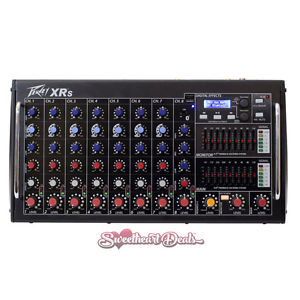 NEW Peavey XR-S Pro Audio Powered 1500W Peak 8 Channel Portable Live Sound Mixer