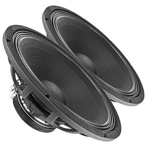 Pair Faital Pro 18HP1010 4ohm 18" Subwoofer 2000W 98dB 4"VC Replacement Speaker