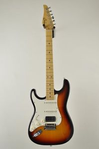 Suhr Classic Pro Left Handed Lefty LH Sunburst Maple Neck Strat HSS