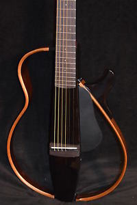 Yamaha SLG200S TBL Steel String Silent Guitar, Trans Black