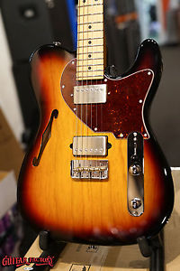 Suhr Alt T Pro 3-Tone Sunburst Guitar NEW Semi Hollow