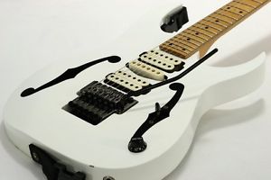 Ibanez PGM-300 Paul Gilbert White Electric Guitar Free Shipping