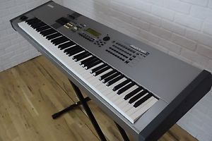 Yamaha Motif 8 keyboard synthesizer near MINT-used 88 key piano for sale