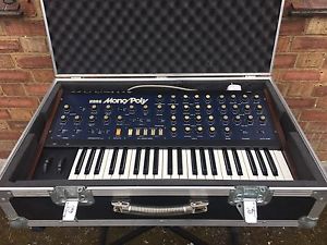✯NICE!✯ 1981 KORG MONOPOLY with SWAN FLIGHTCASE*Pro-Serviced* Vintage Synth*