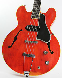 Vintage 1960 Gibson ES-330TC Cherry Single Pickup W/ Hard Case!