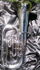Vintage silver plated baritone H.N. White King's