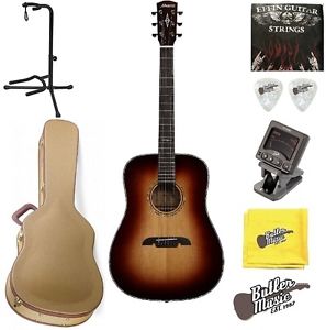 Alvarez ADA1965 Solid Top Acoustic Dreadnought Guitar w/GD Hard Case + More!!