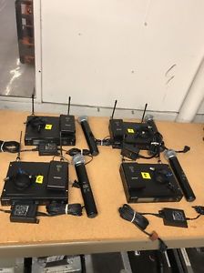 4 Unit Shure SLX Handheld And Lav Combo Beta 58 Wl183