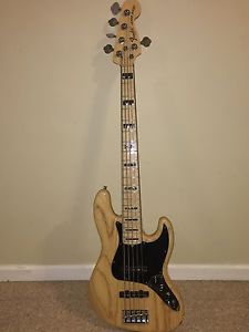 UPGRADED!!! Aguilar pickups Fender American Deluxe Jazz V Electric Bass Guitar