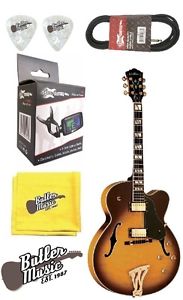 Washburn J5TSK Semi-hollow Archtop Electric Guitar w/Case, Tuner + More SALE!!!
