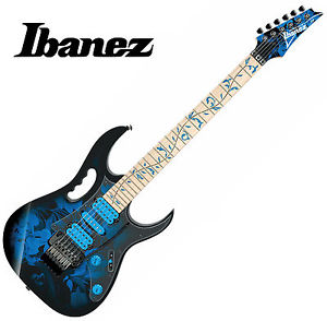 Ibanez JEM77P BFP Steve Vai Signature Blue Floral Electric Guitar HSH FR Floyd