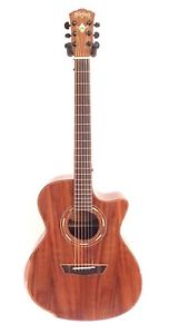 Washburn WCG55CE Comfort Series All Koa Acoustic Electric Guitar - Blem #A776