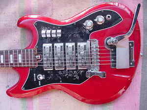 Vintage Electric Guitar  For Parts Wall Art  Decor