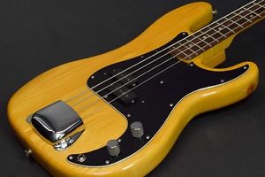 Fender made 1980 Precision Bass Natural Electric Bass Guitar Free shipping
