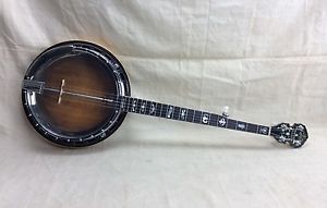 Vintage 1970's Fender Leo Deluxe 5 String Banjo Resonator Back