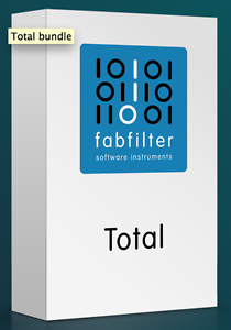 Fabfilter Total Bundle (Code&Download) unregistriert,unbenutzt, 14 Profi-PlugIns