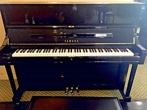 Yamaha U1 Upright Piano High Gloss Ebony Los Angeles 6336936