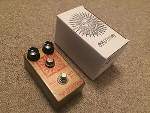 Analogman Sunface Sun Dial White Dot NKT275 Top Jack Fuzz Face Guitar Pedal 2007