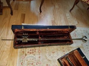 2 Herald Trumpets.  F.E. Olds & Son, Studio model