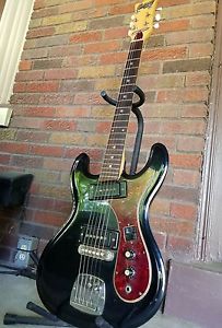 Original Univox custom phase 1 guitar. Vintage with whammy bar.