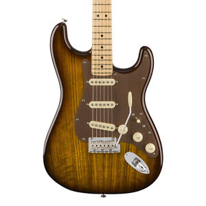 Fender 2017 Edizione Limitata Bow Top Stratocaster, Naturale (NUOVA)