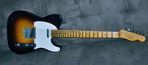Fender Telecaster Custom Shop 1955 2-Tone Wide Sunburst 2015 - Black Dot Music