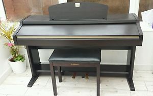 Yamaha Clavinova Digital Full Piano 88-key GHE weighted keyboard Delivery Stool