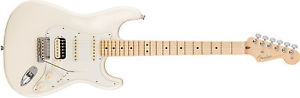 Fender American Pro Stratocaster HSS Shawbucker Olympic White Maple Guitar