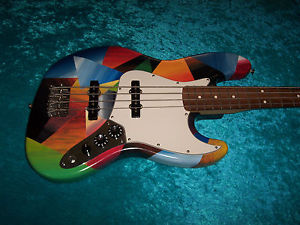 Sweet Fender Mexican Jazz Bass standard MIM Mexico guitar vintage design