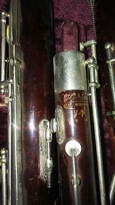 Beautiful vintage Wooden Kohlert Bassoon with case