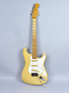 1954 Fender Stratocaster Vintage Player Electric Guitar Refinished Desert Sand image 1