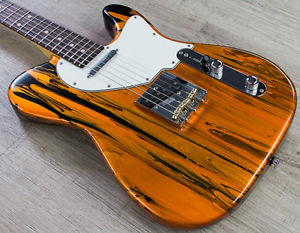 Suhr Classic T Custom Shop Electric Guitar Indian Rosewood Board Orange Drip