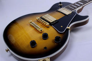 Gibson Les Paul Custom Classic Light Vintage Sunburst Used From Japan #A136