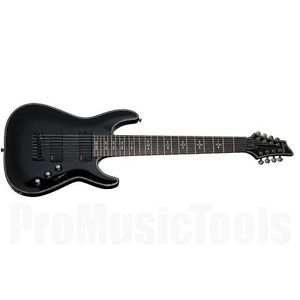 Schecter Hellraiser C-8 BLK - Gloss Black * NEW * c8 emg usa