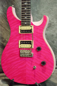 Paul Reed Smith PRS SE Custom 24 Bird Inlay Bonnie Pink From Japan #A151