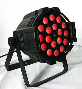 18x18W  zoom par light  RGBWAUV 6in1 10-60 degree led Par 64 DJ lighting