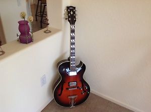 Aria 2302 Vintage Hollow-body Guitar With OHC Jazz, Aria Pro II, Gibson ES-175